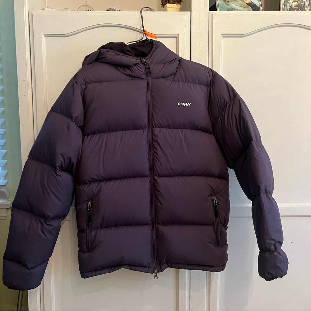 ONLYNY Purple Puffer Jacket Size Medium